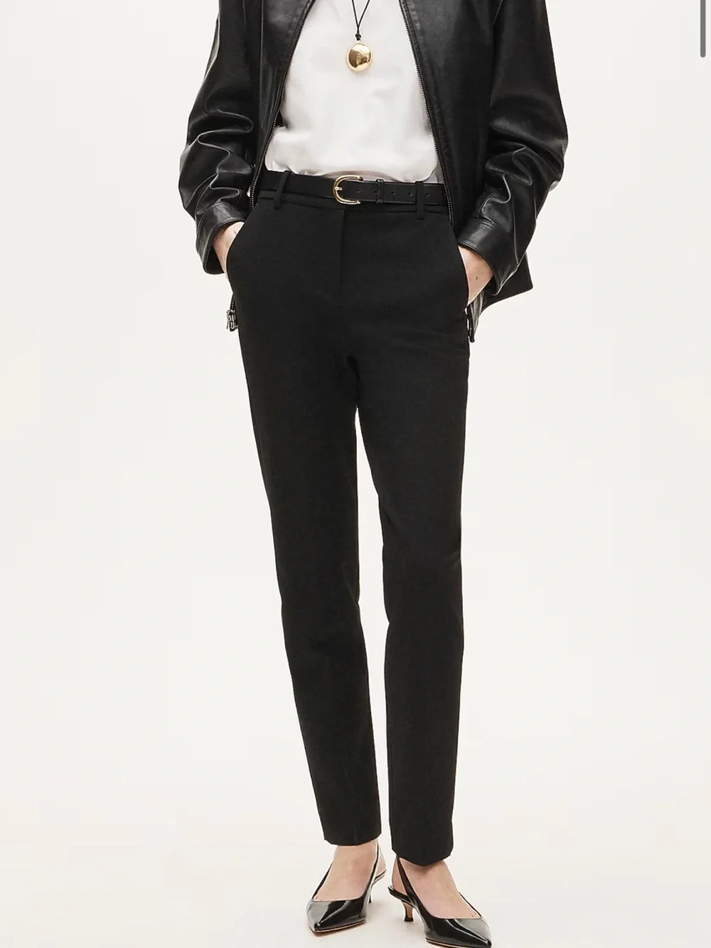 NWT J. Crew High Rise Cameron Pants in Black 6 Tall